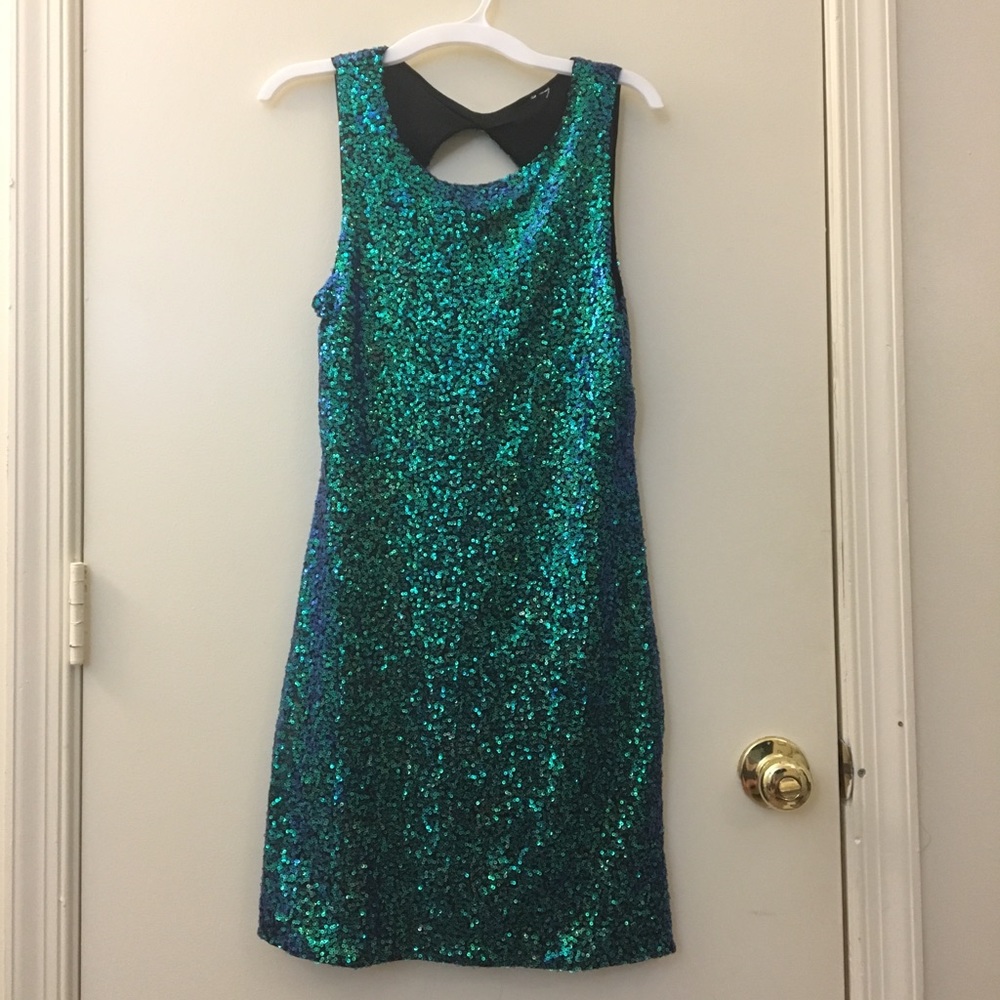 H&M sequin cocktail mini dress